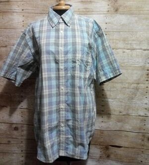 Alexander Julian plaid casual button down shirt